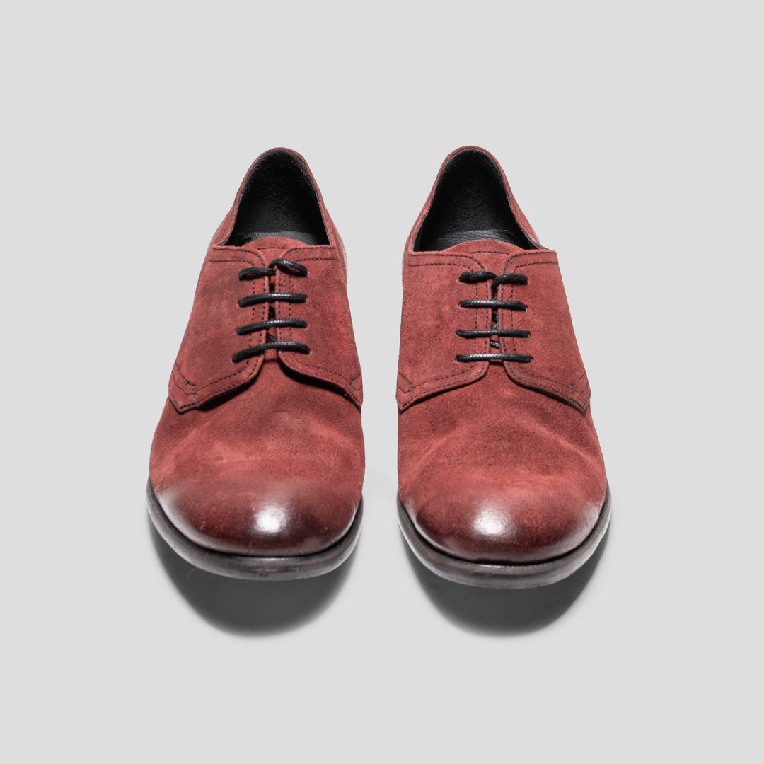 BAUG waxed suede OXBLOOD