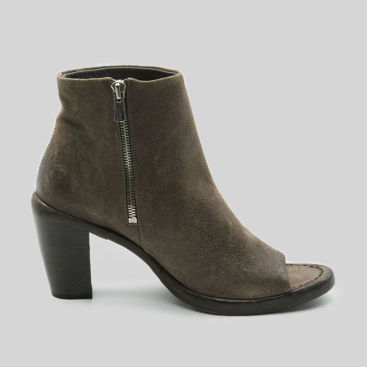 LEXI waxed suede DARK GREY (SAMPLE) SIZE 37