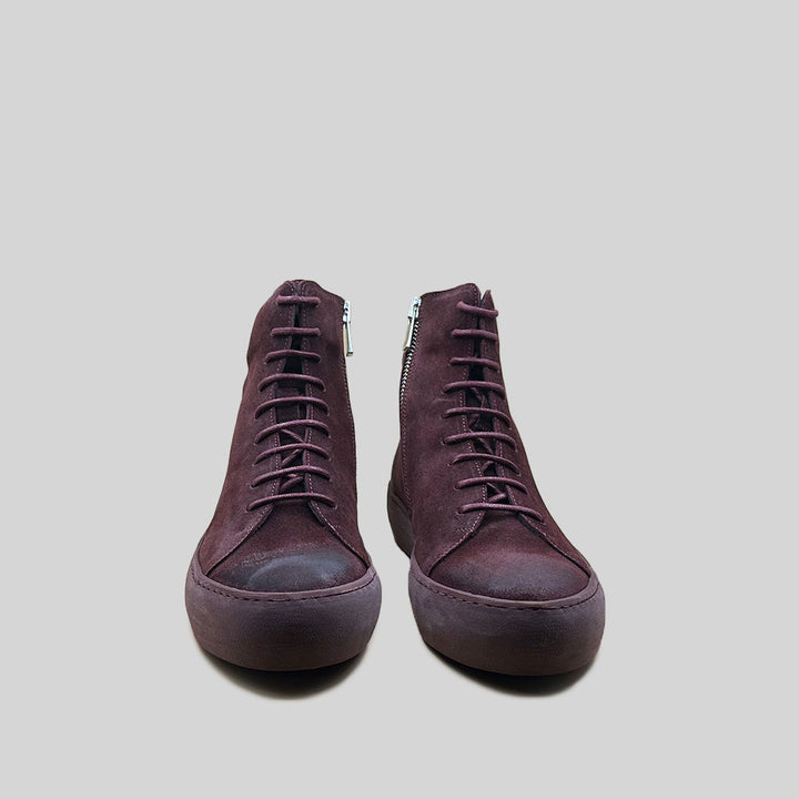 OLLIE waxed suede OXBLOOD/OXBLOOD