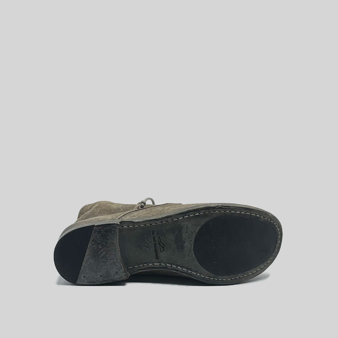 YUNA waxed suede DARK GREY (SAMPLE) SIZE 37