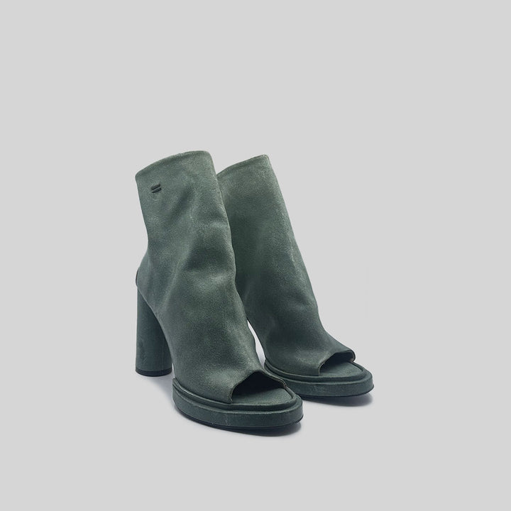 MAYCEE waxed suede PURIST BLUE (SAMPLE) SIZE 37