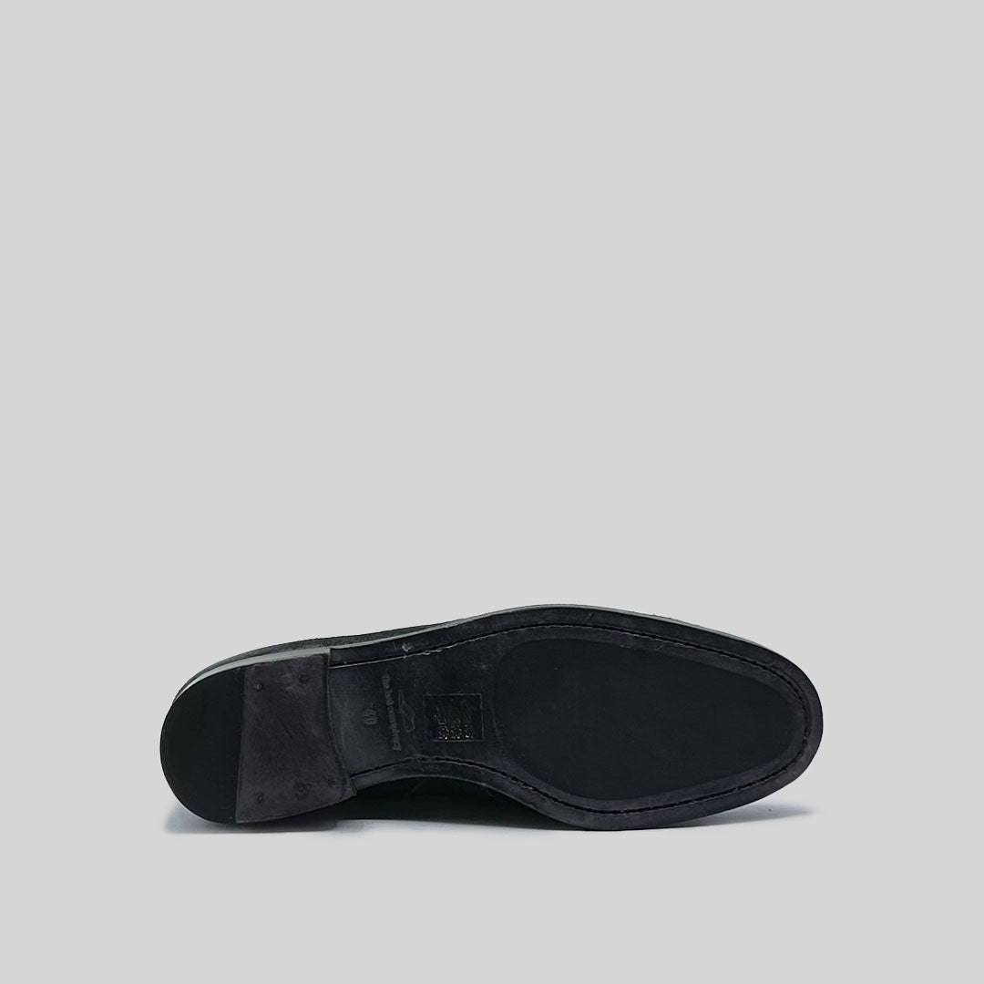 UGO waxed suede BLACK