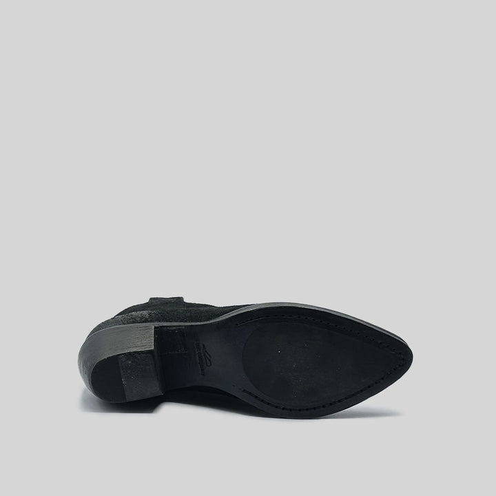 TRINITY waxed suede BLACK (SAMPLE) SIZE 37