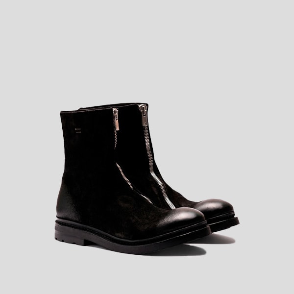 GNA waxed suede BLACK (SAMPLE) Size 38