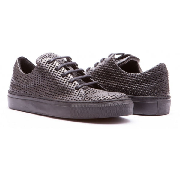 GRETA perforated BLACK