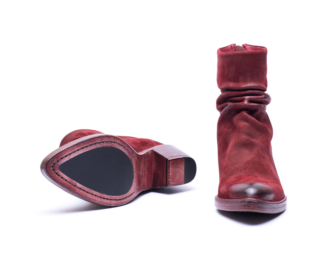 ANGELA waxed suede OXBLOOD (SAMPLE) SIZE 37