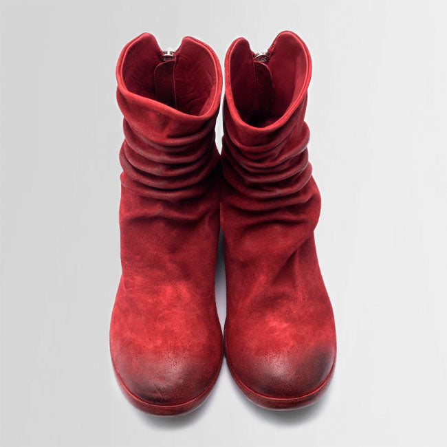 the last conspiracy DABI waxed suede Boot 048 Oxblood