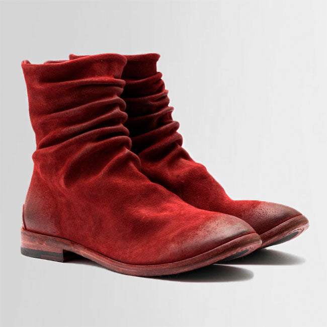 the last conspiracy DABI waxed suede Boot 048 Oxblood