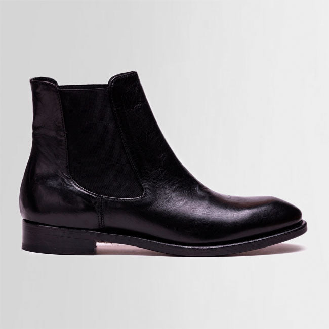 the last conspiracy LOFN soft Chelsea Boot 001 Black