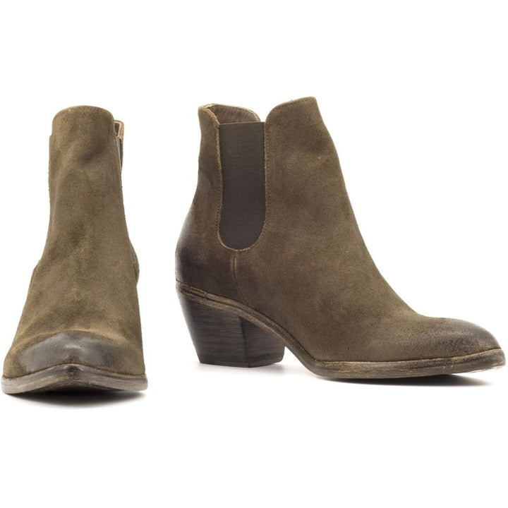 MARZIA waxed suede TOBACCO (SAMPLE) SIZE 37