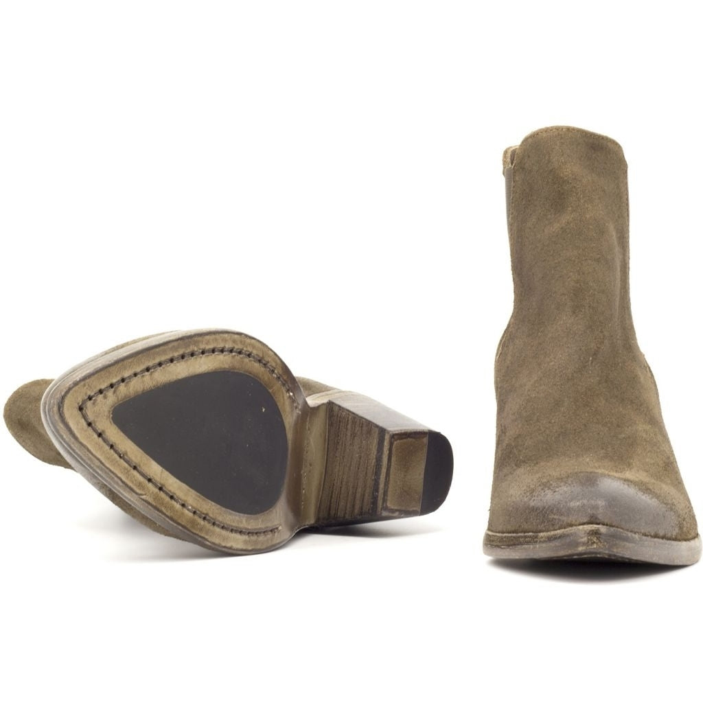 MARZIA waxed suede TOBACCO (SAMPLE) SIZE 37