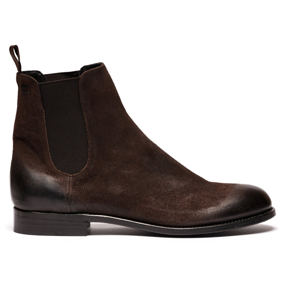 MARCO waxed suede - Dark brown