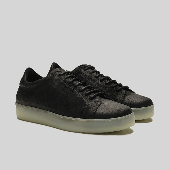 SOREN suede BLACK/TRANSPARENT - Limited Edition