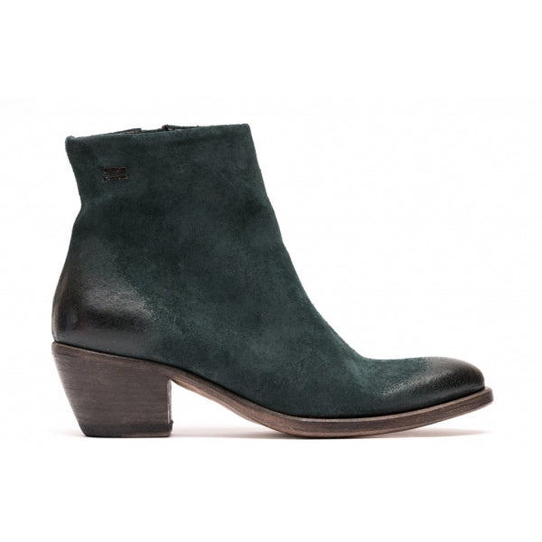 MAE waxed suede BOTTLE GREEN (SAMPLE) Size 37