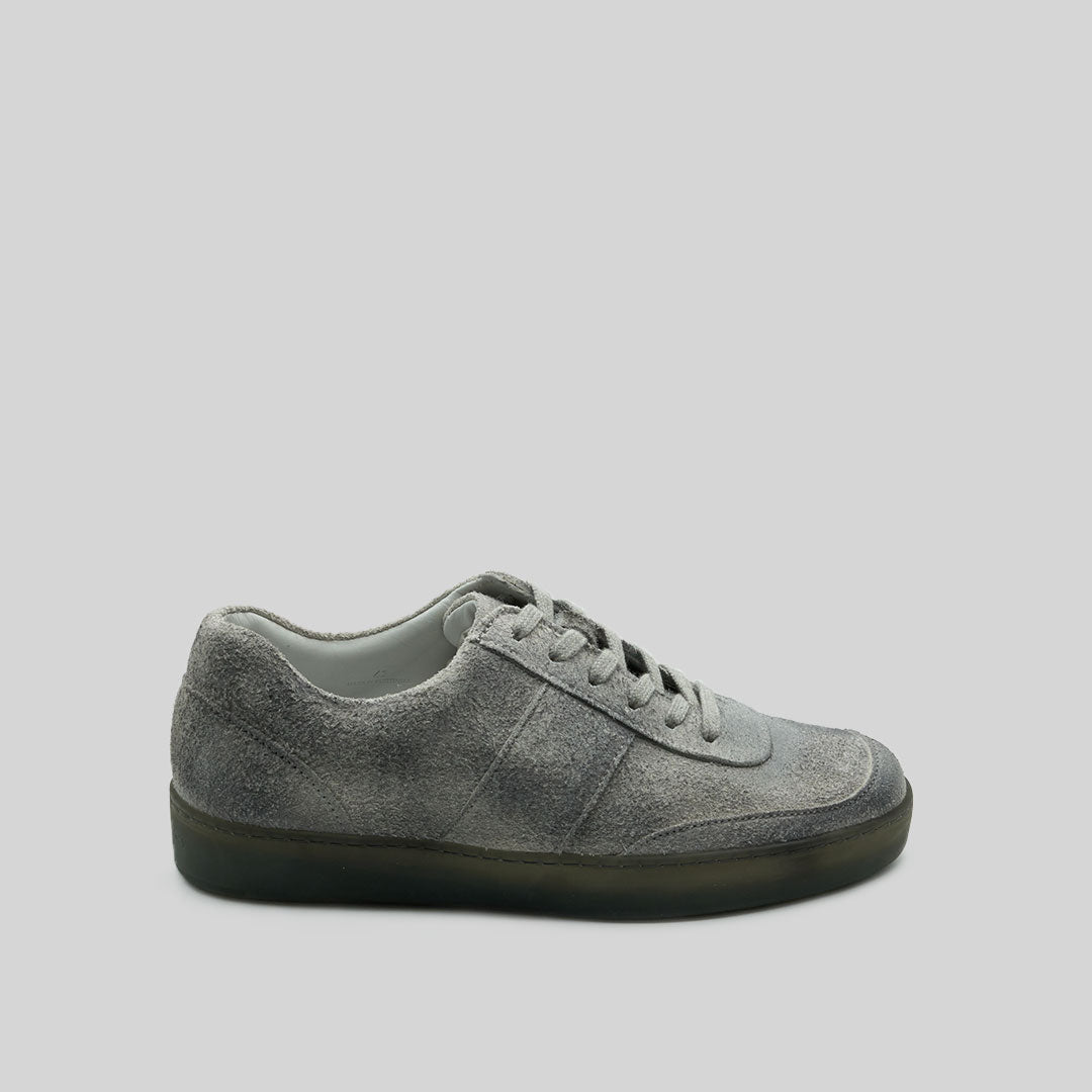 VISTI waxed suede WHITE