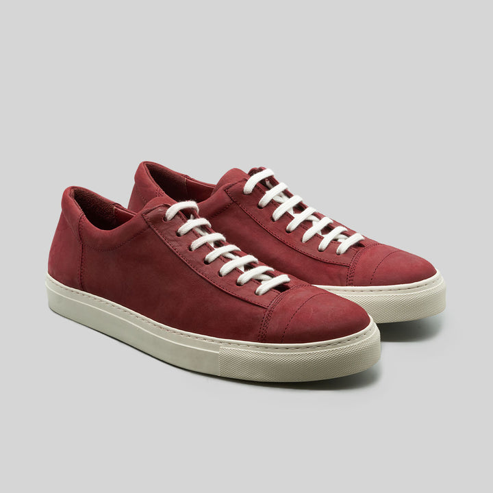 EDGAR mat OXBLOOD/WHITE