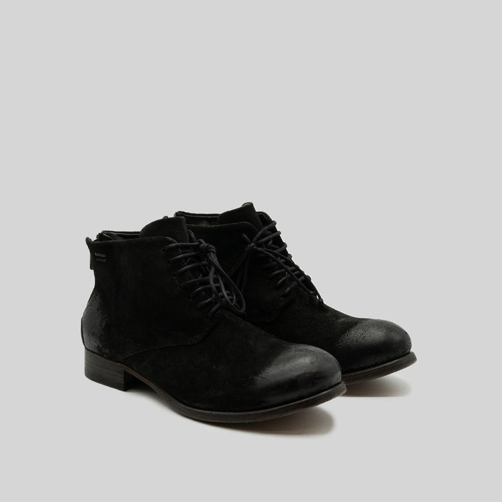 LIEBSNE waxed suede BLACK (SAMPLE) SIZE 42