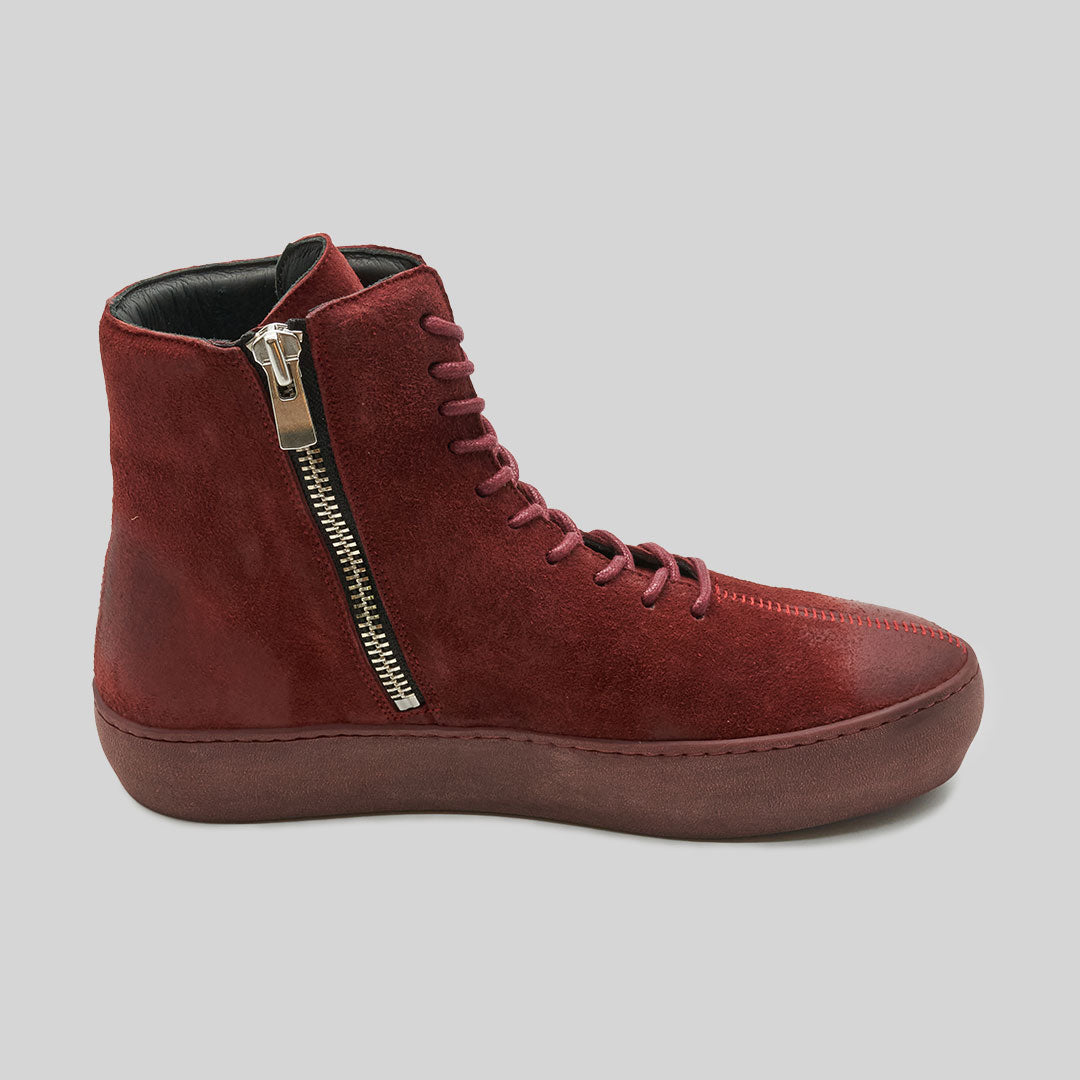 CERO waxed suede OXBLOOD