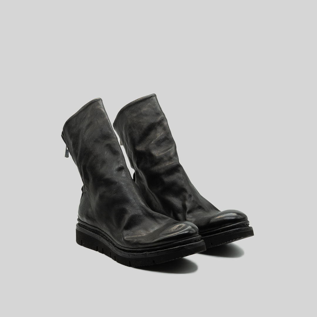 靴 The Last Conspiracy - 6 Hole Boots - 42 AUDLEY interlace BLACK – the last conspiracy