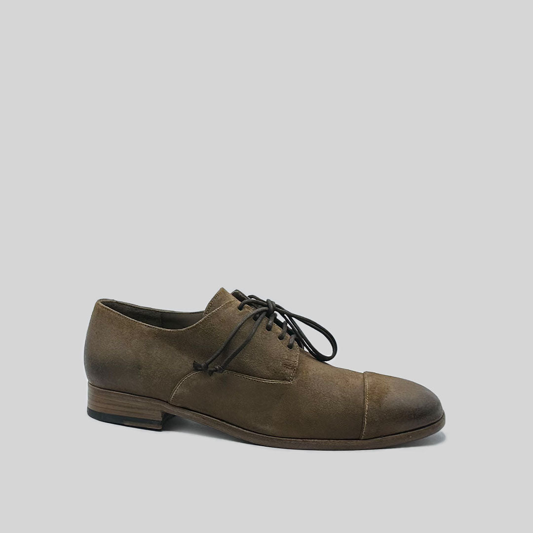 TOTO waxed suede TOBACCO