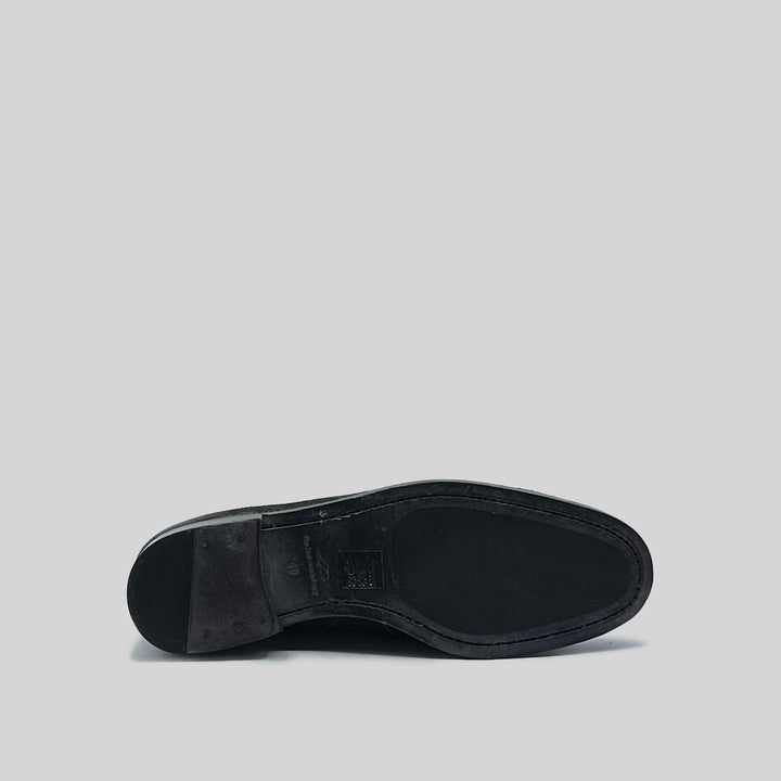 UGO waxed suede BLACK