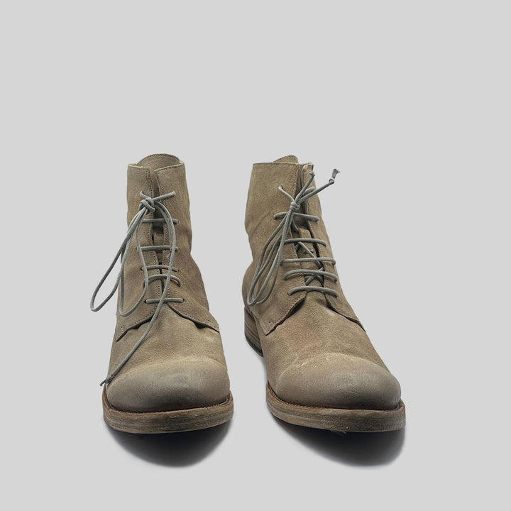 JADEN waxed suede GREY