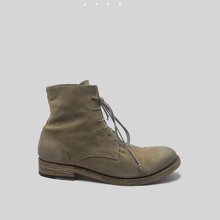 JADEN waxed suede GREY