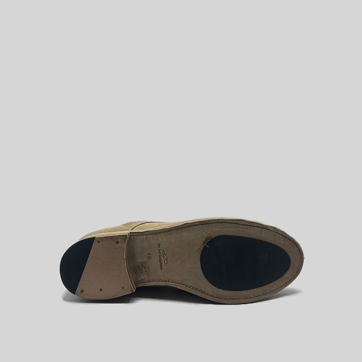 JADEN waxed suede GREY