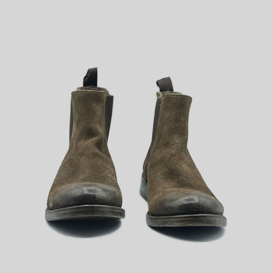 WENDY waxed suede TOBACCO (SAMPLE) SIZE 37