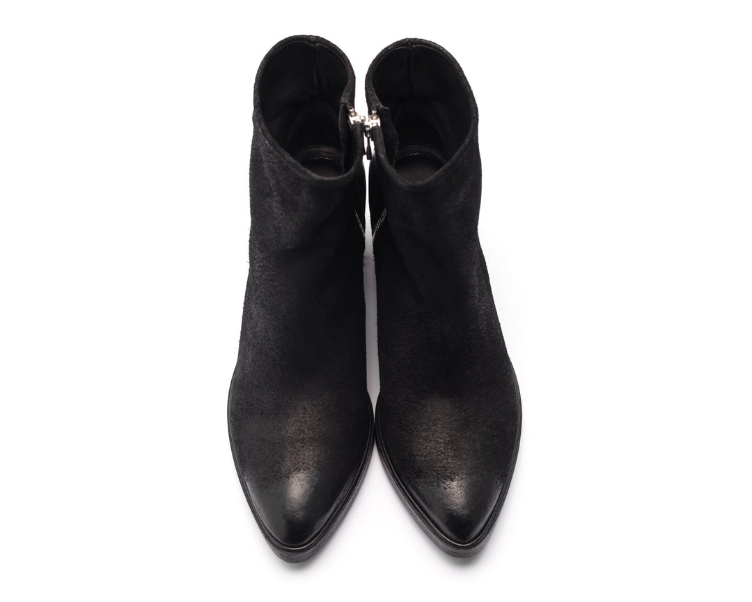 MAE waxed suede BLACK