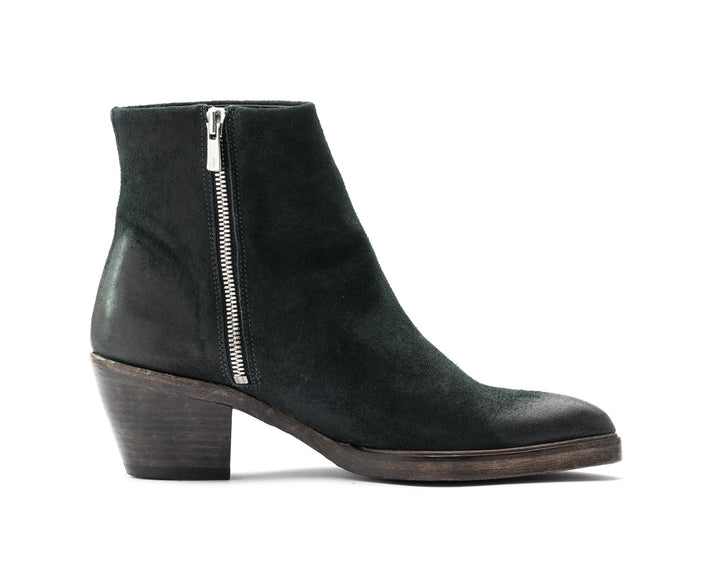 MAE waxed suede BLACK