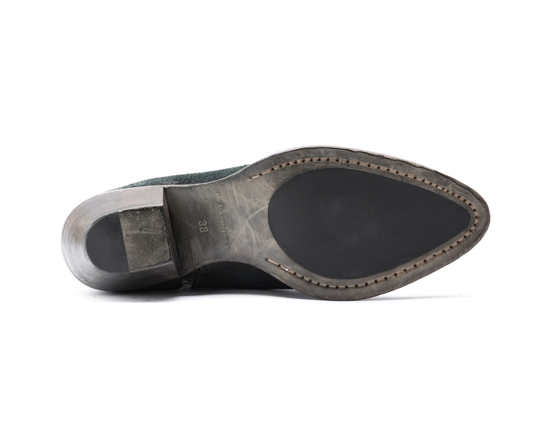 MAE waxed suede BLACK