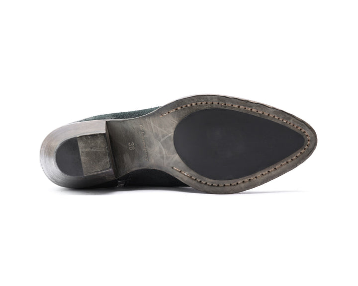 MAE waxed suede BLACK