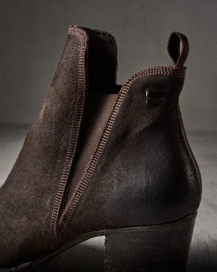 AASE waxed suede MOCCA