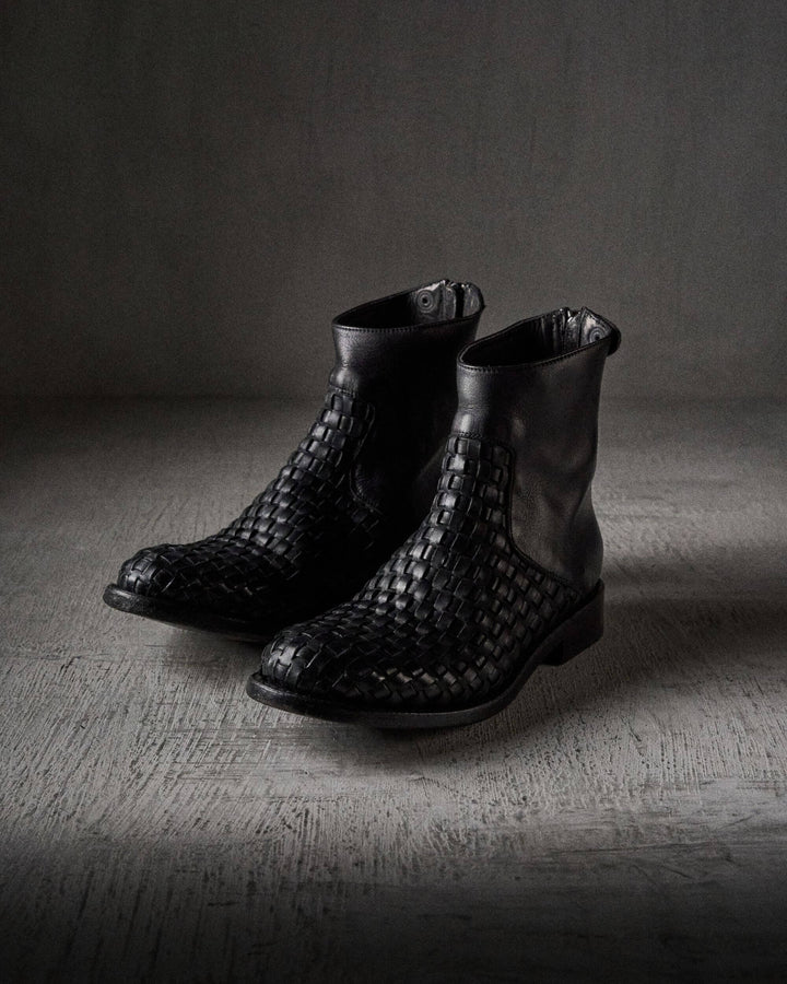 AUDLEY interlace BLACK – The Last Conspiracy boots in black