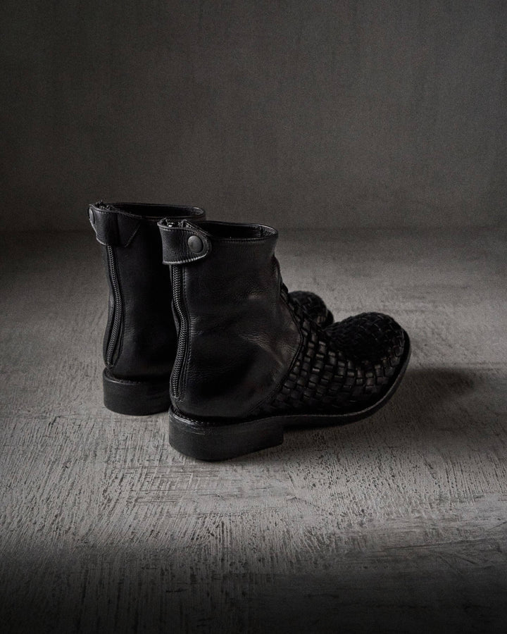 AUDLEY interlace BLACK – The Last Conspiracy boots in black