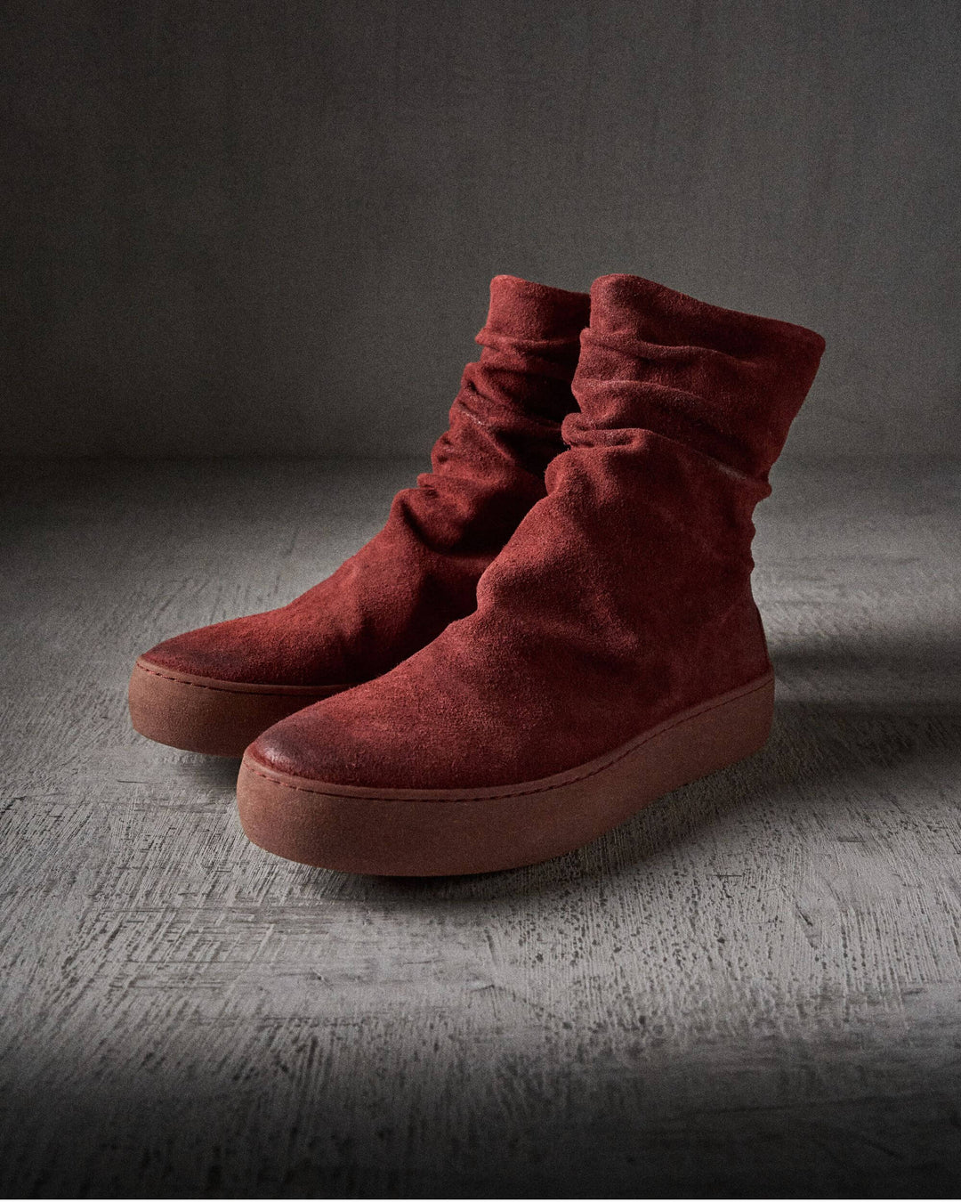 FINN waxed suede OXBLOOD boots by The Last Conspiracy – image 1