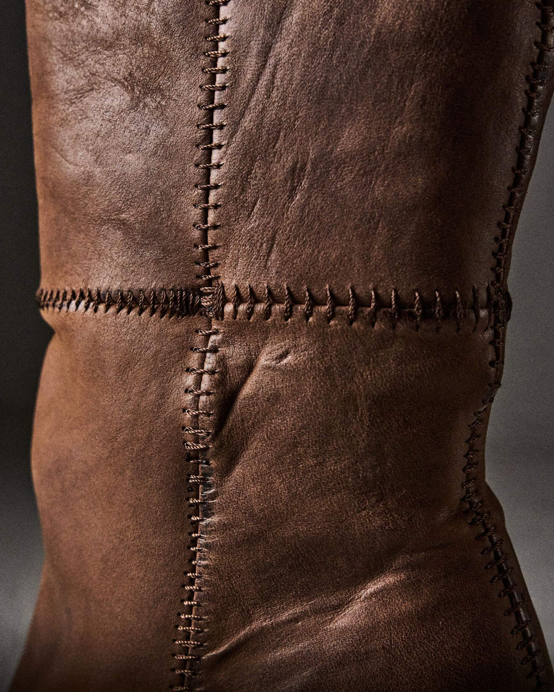 GREY mat TOBACCO boots by The Last Conspiracy – image 6