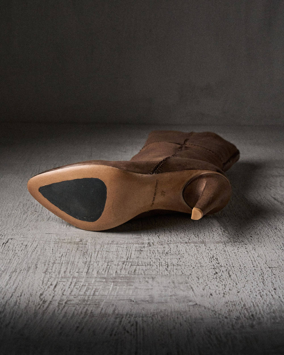 GREY mat TOBACCO boots by The Last Conspiracy – image 4