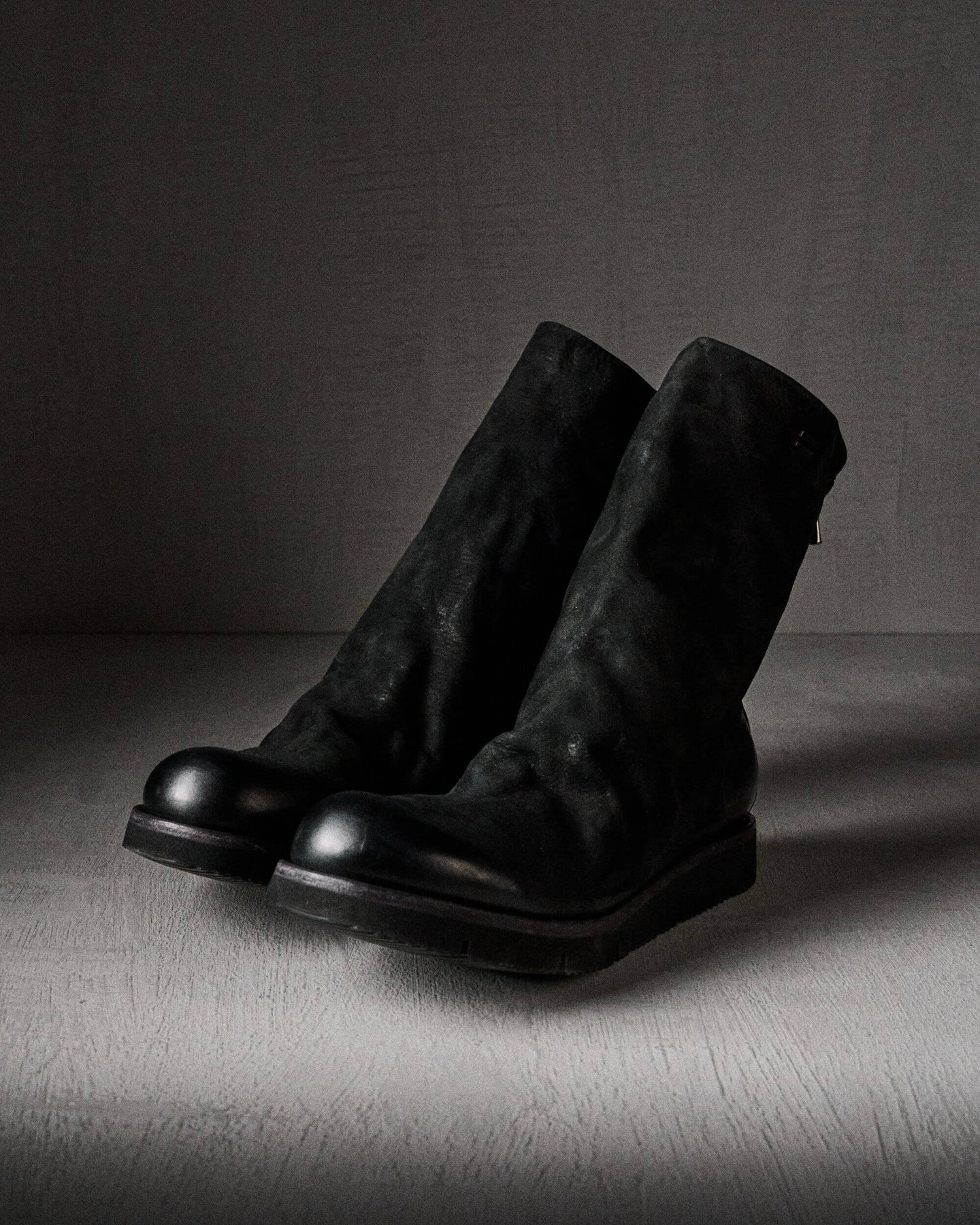 シド・ミード　OBLAGON Skjold Mat Vibram Black | Handcrafted Boots | The Last Conspiracy