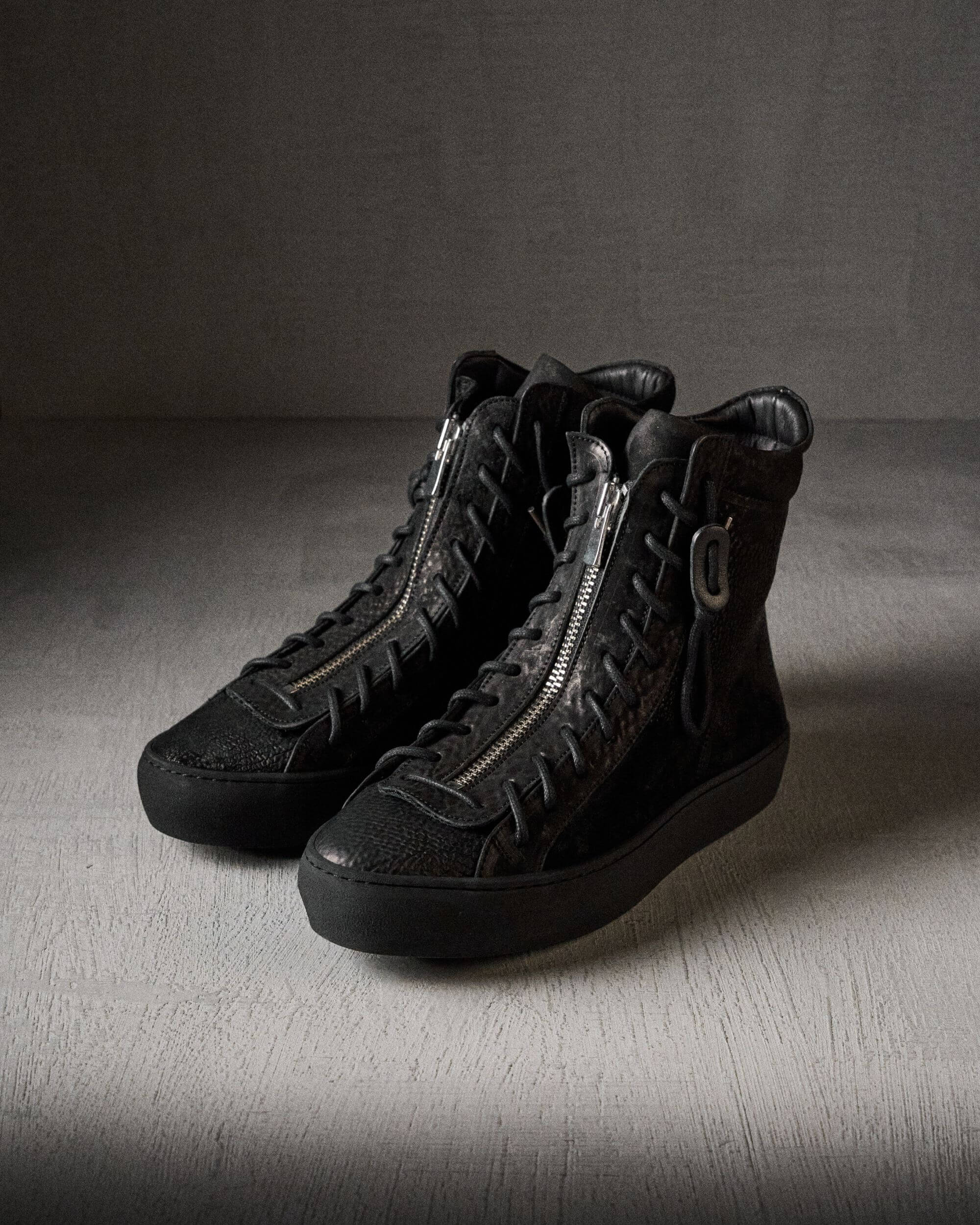 TARO Reversed Black Leather Boots | The Last Conspiracy – the last