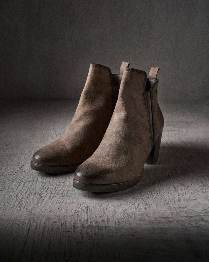 AASE waxed suede GREY boots by The Last Conspiracy – image 1