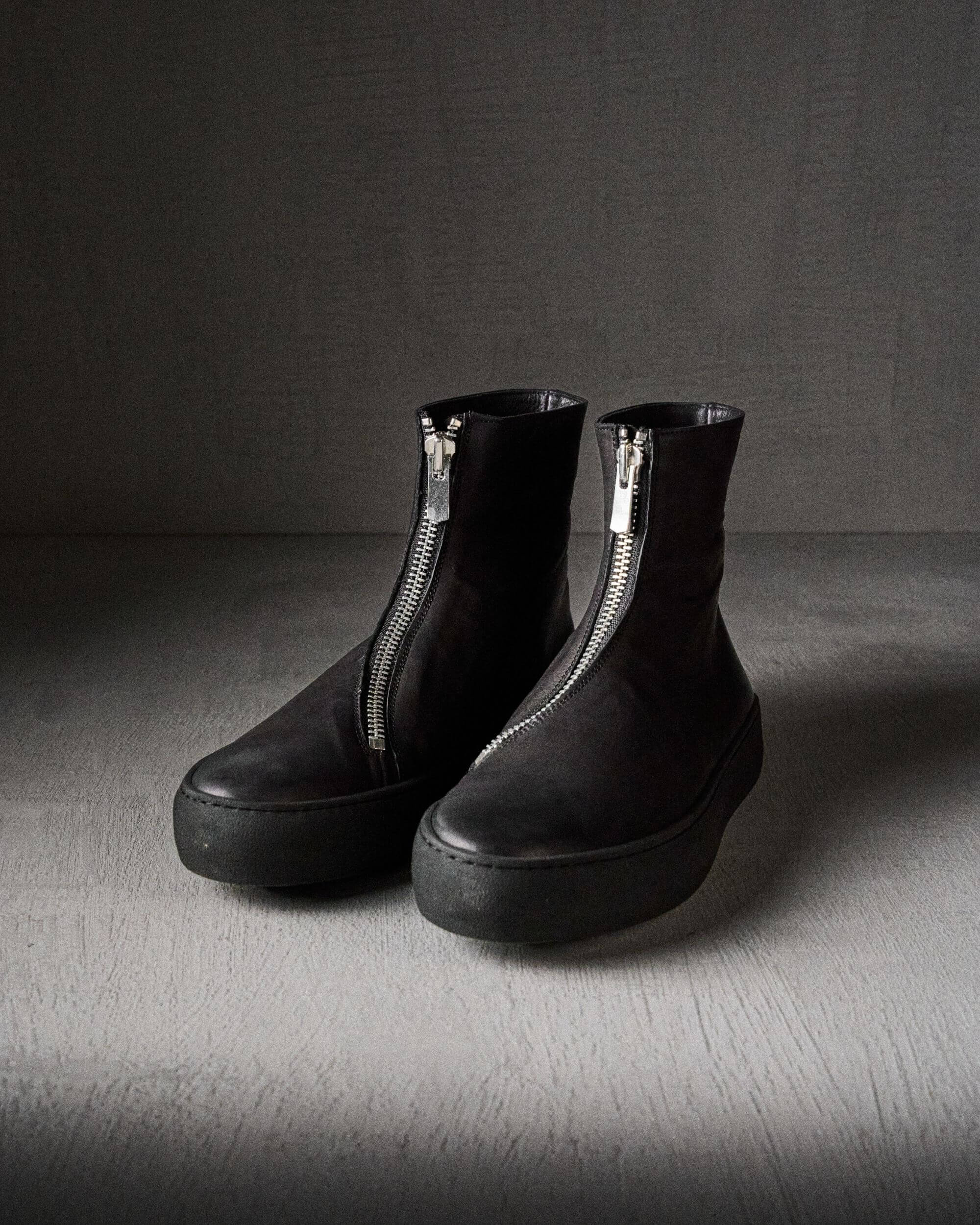 N.！THELASTCONSPIRACYフロントジップ ブーツ ブラック Men's Footwear | Boots, Shoes & Sneakers | The Last Conspiracy