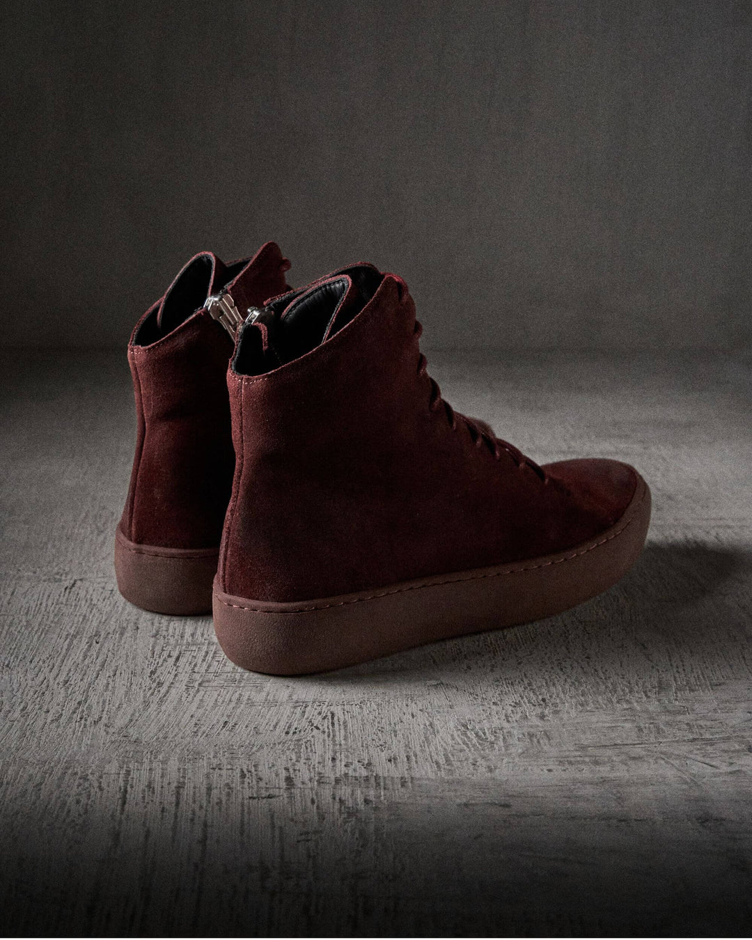OLLIE waxed suede OXBLOOD boots by The Last Conspiracy – image 2