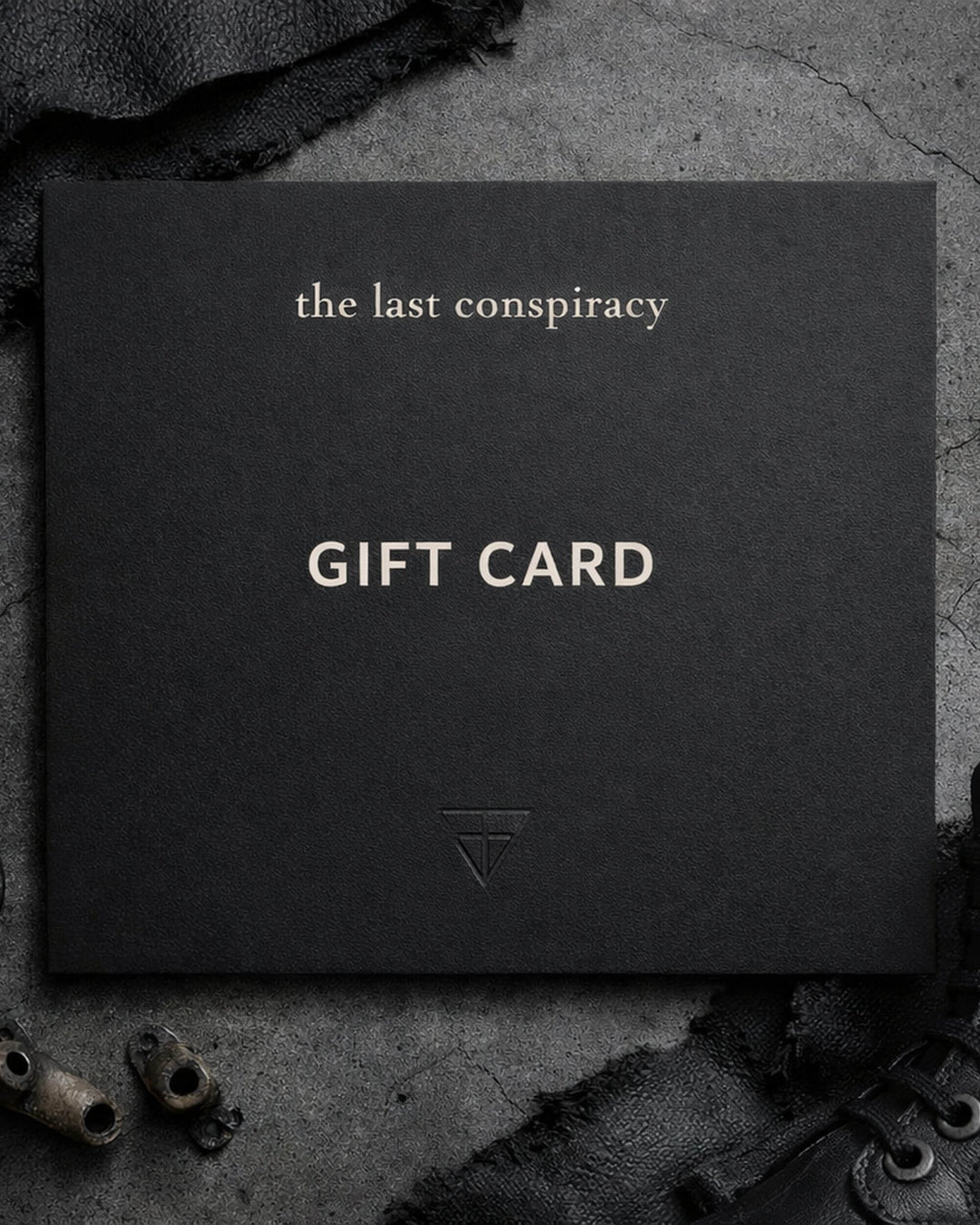 The Last Conspiracy gift card front view
