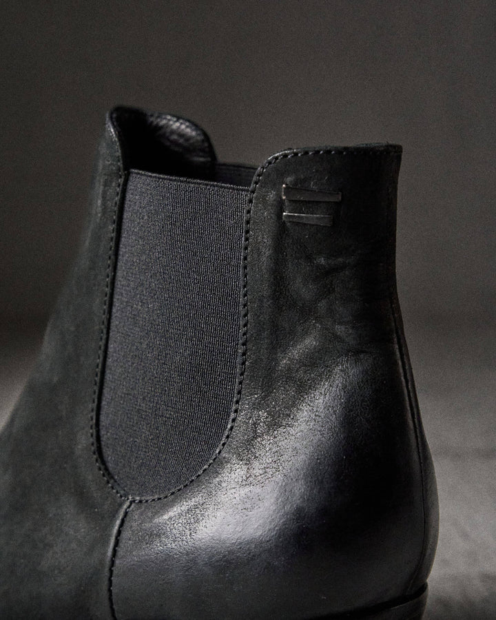 MARZIA waxed suede BLACK boots by The Last Conspiracy – image 6