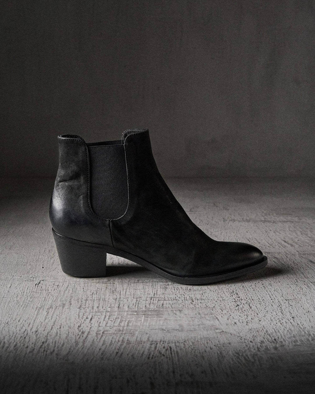 MARZIA waxed suede BLACK boots by The Last Conspiracy – image 5