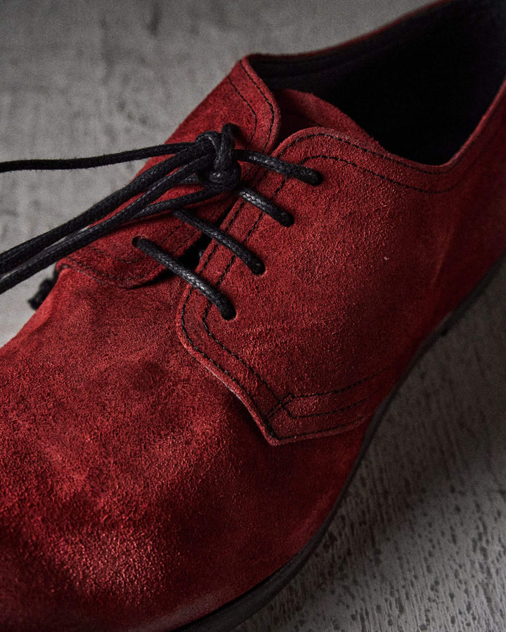 BAUG waxed suede OXBLOOD