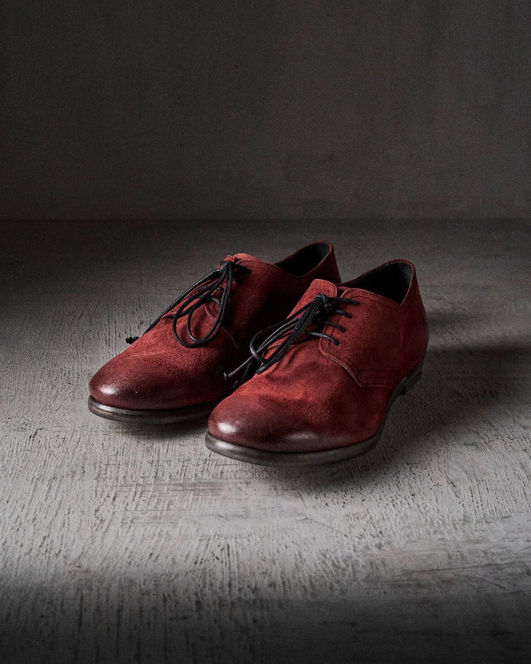 BAUG waxed suede OXBLOOD