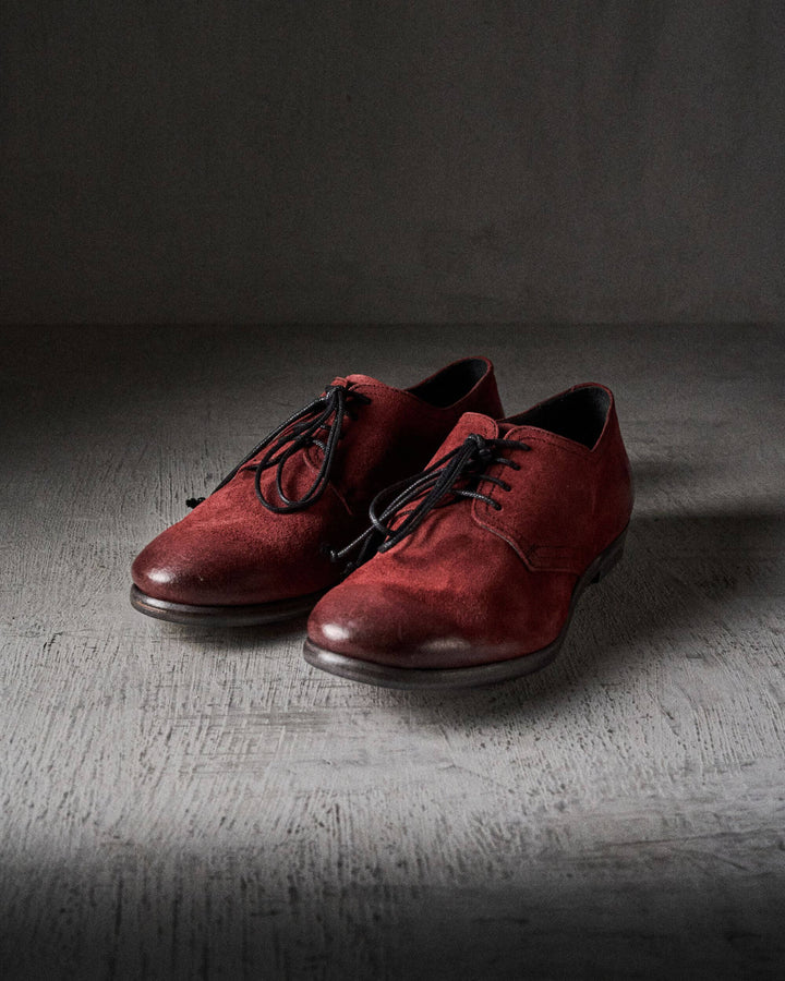 BAUG waxed suede OXBLOOD